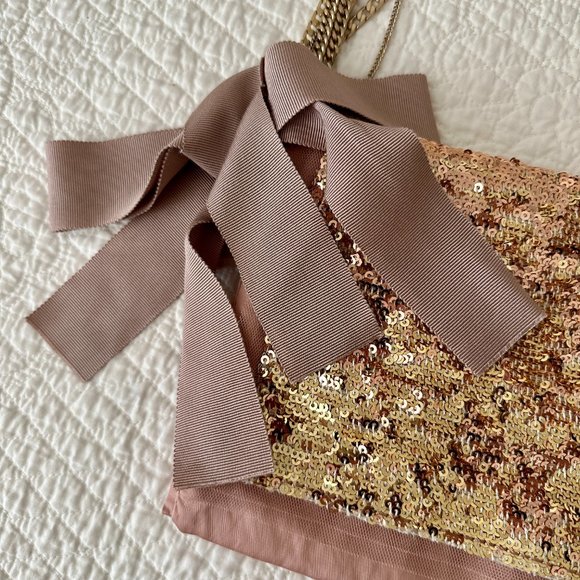 Rare NWT J.Crew Collection Sequin Galaxy Bag Purse - Picture 4 of 16